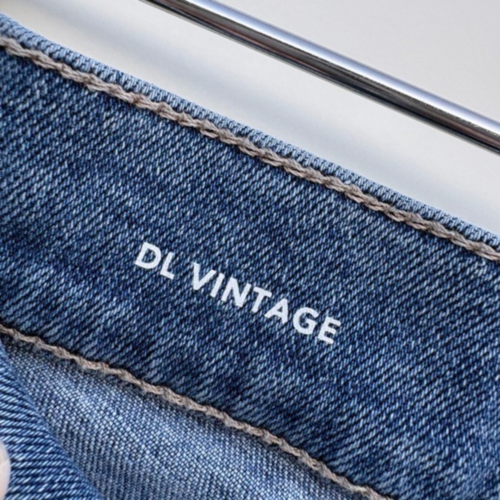 DL1961 Bridget Boot High Rise Instasculpt Crop Jeans Blue DL Vintage Two Tone 31 - Picture 8 of 16